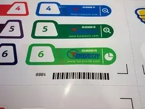 Материалы с предварительно нанесенной печатью